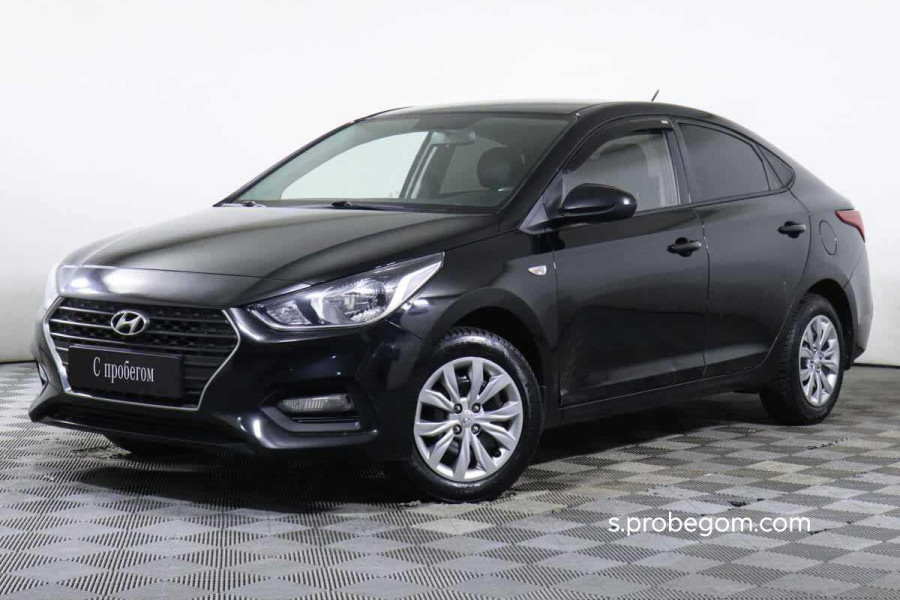 Автомобиль Hyundai, Solaris, 2017 года, AT, пробег 93607 км