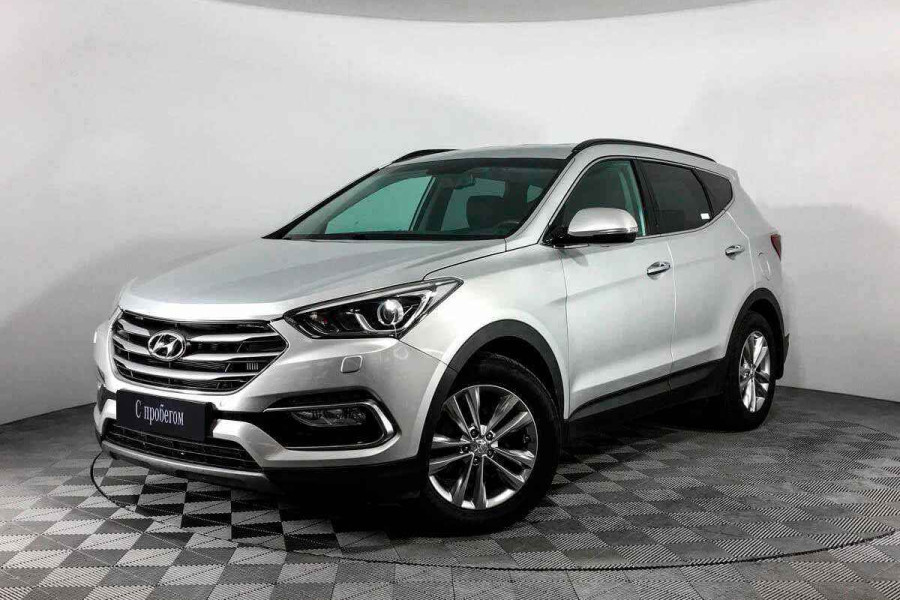 Автомобиль Hyundai, Santa Fe, 2017 года, AT, пробег 102540 км